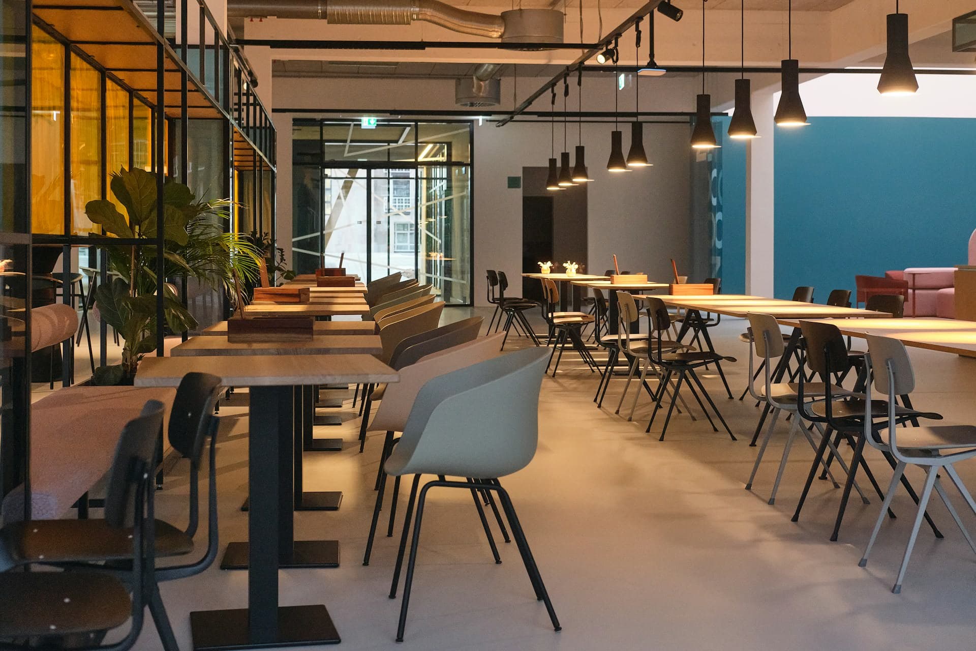 كافيه بتصميم دافئ